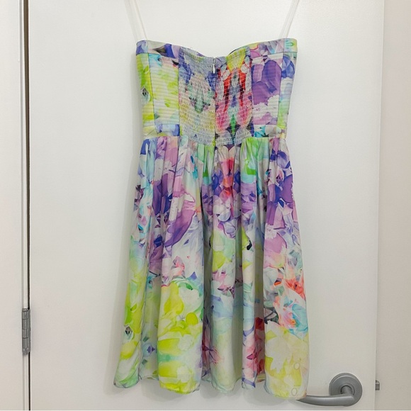 Parker Strapless Dress In Arcadia - Picture 6 of 6